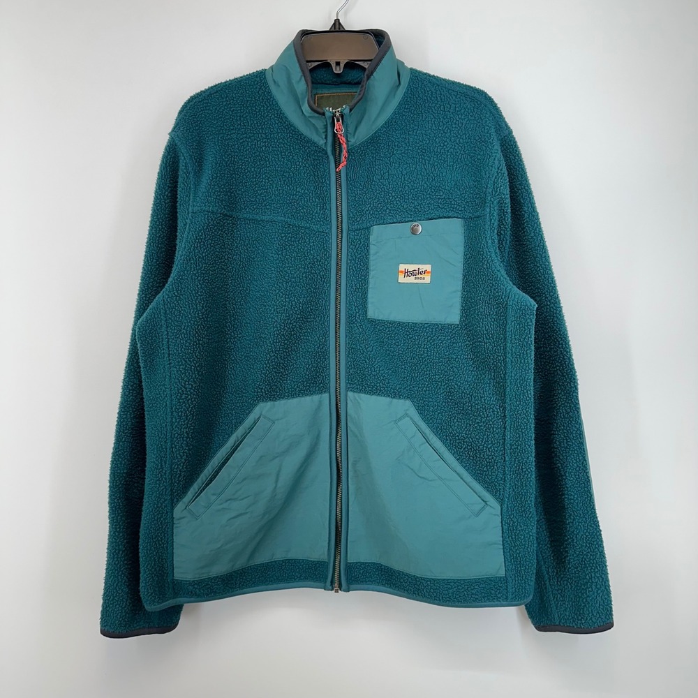 Howler Bros Chisos Fleece Jacket Mens Medium Full Zip Gorpcore Outdoor Sherpa
